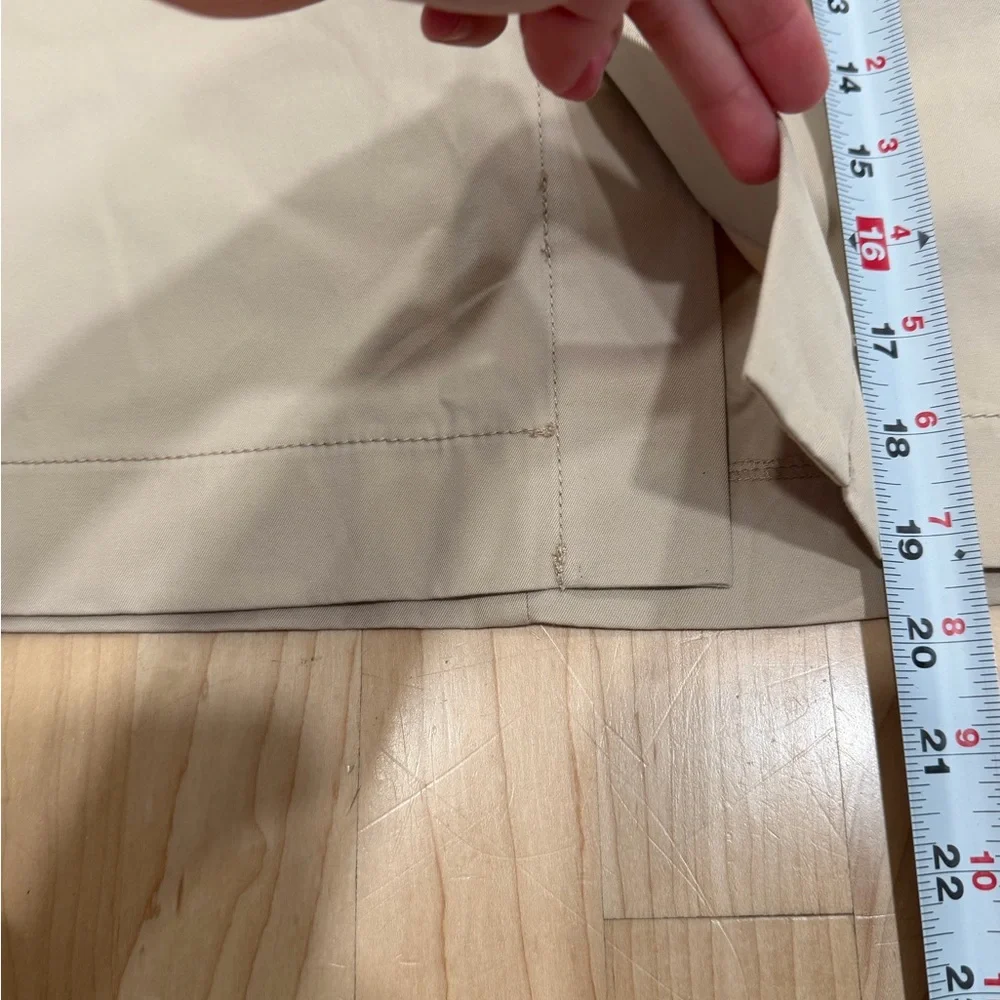 Ann Taylor Tan High-Waist Skirt
